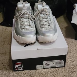 Fila Disruptor II Premium Metallic Size 10